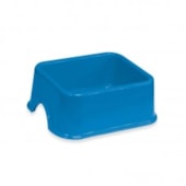 Comedouro Furacão Pet Quadrado Azul N4 2L