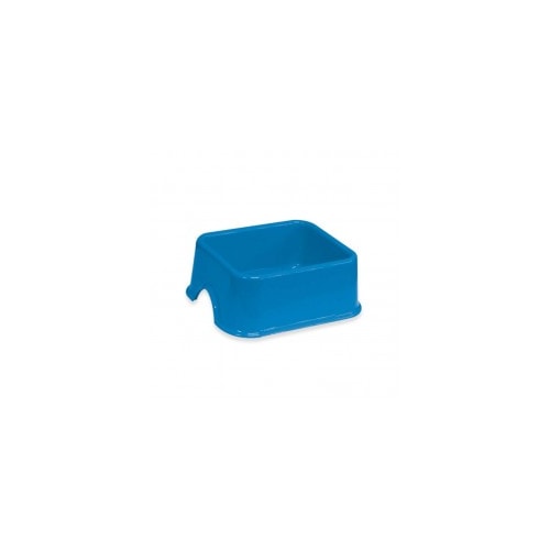 Comedouro Furacão Pet Quadrado Azul N4 2L