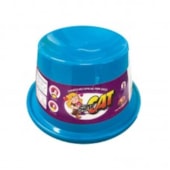 Comedouro Furacão Pet Super Cat Azul 200ml