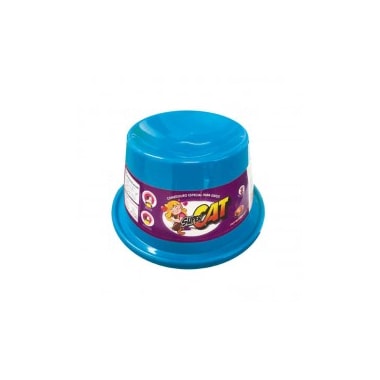 Comedouro Furacão Pet Super Cat Azul 200ml