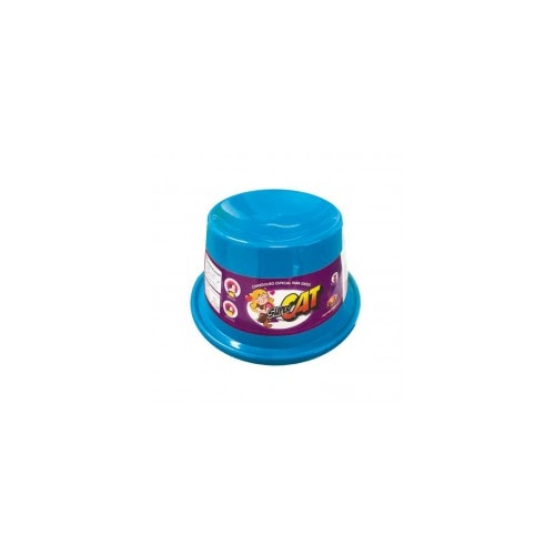 Comedouro Furacão Pet Super Cat Azul 200ml