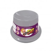 Comedouro Furacão Pet Super Cat Cinza 200ml