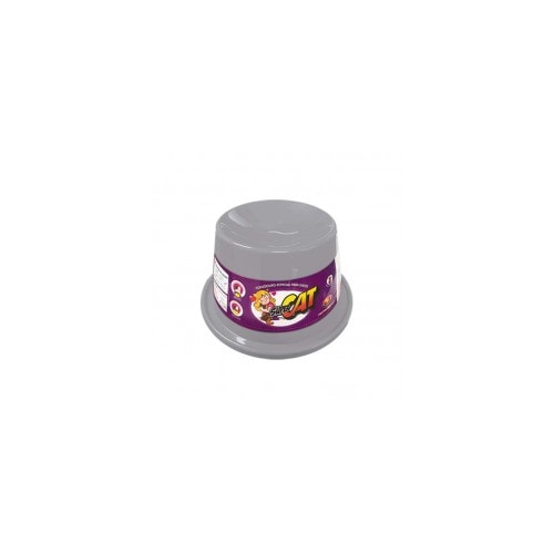 Comedouro Furacão Pet Super Cat Cinza 200ml
