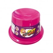 Comedouro Furacão Pet Super Cat Rosa 200ml