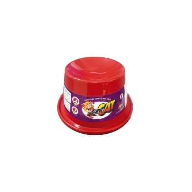 Comedouro Furacão Pet Super Cat Vermelho 200ml