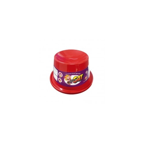 Comedouro Furacão Pet Super Cat Vermelho 200ml