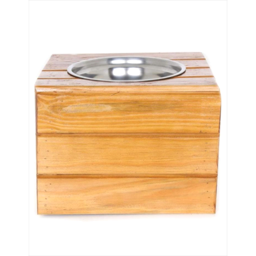 Comedouro House e Garden com Suporte Madeira 1,1L N2