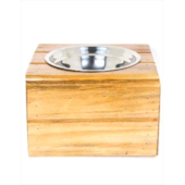Comedouro House e Garden com Suporte Madeira 750ml N2
