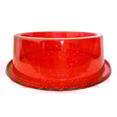 Comedouro Pet Toys Anti Formigas com Glitter Vermelho 1900ml