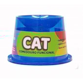 Comedouro Pet Toys Cat Alto Anti Formigas Azul 250ml