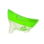 Comedouro Pet Toys Inclinado com Glitter Verde 600ml