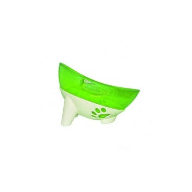 Comedouro Pet Toys Inclinado com Glitter Verde 600ml
