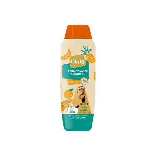 Condicionador Club Pet Vegano Tropical 3 em 1 500ml