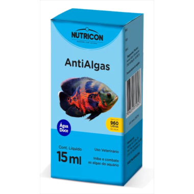 Condicionador de Água Nutricon Anti-algas Aquários 15ml