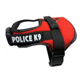 Conjunto Bomei Pet Guia e Peitoral Police K9