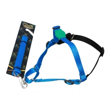 Conjunto Club Pet Guia e Peitoral Anti Puxão Médio