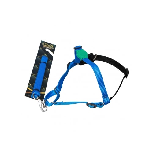 Conjunto Club Pet Guia e Peitoral Anti Puxão Pequeno
