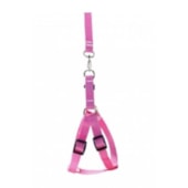 Conjunto Club Pet Guia e Peitoral com Regulador Pequeno