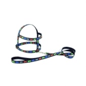 Conjunto Club Pet Guia e Peitoral Ossinho N1