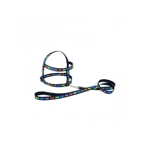 Conjunto Club Pet Guia e Peitoral Ossinho N5