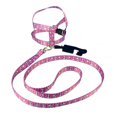 Conjunto Club Pet Guia e Peitoral Seda N4