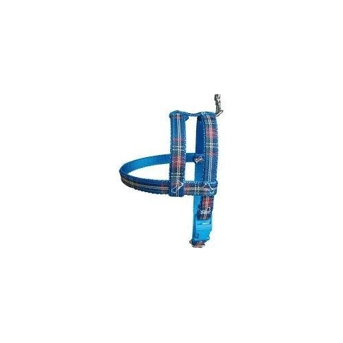 Conjunto Club Pet Guia e Peitoral Xadrez N4
