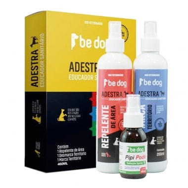 Educador Sanitário Be Dog 3 em 1 Kit