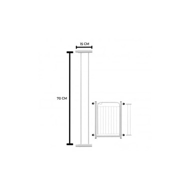 Extensor Açomix Branco 15cm