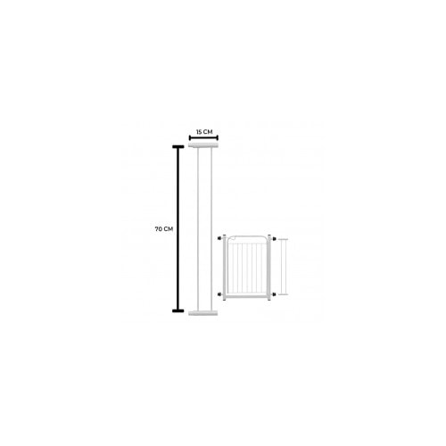 Extensor Açomix Branco 15cm