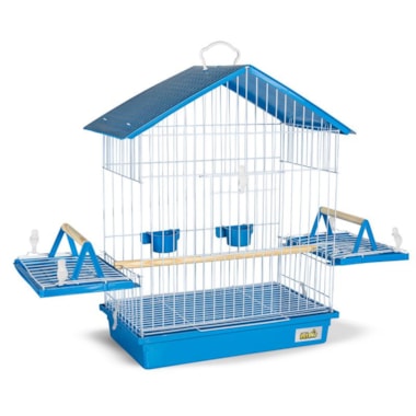 Gaiola Club Pet Calopsitas Azul N1