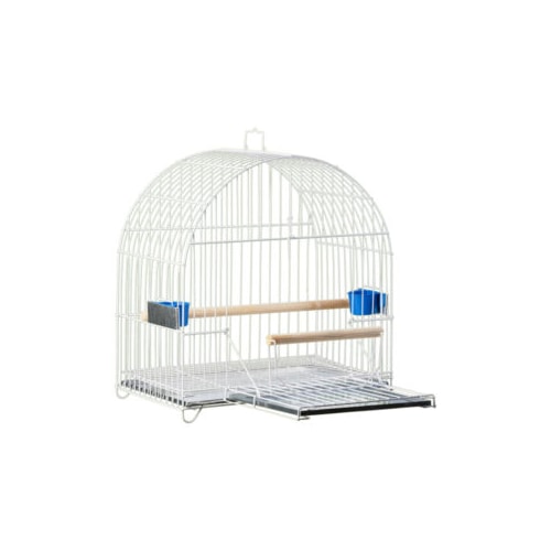 Gaiola Club Pet com Chapa Aço Arco Duplex Papagaio