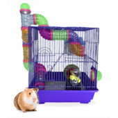 Gaiola Savana com Roda 2 Andares Hamsters