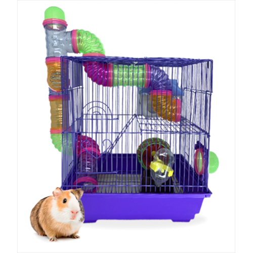 Gaiola Savana com Roda 2 Andares Hamsters