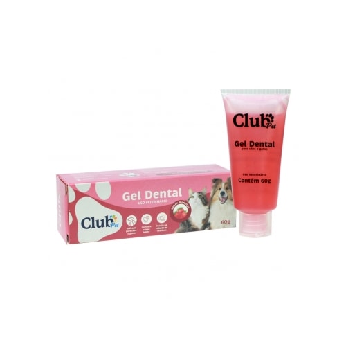 Gel Dental Club Pet Morango 60g