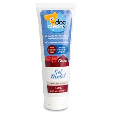 Gel Dental Dog Clean Carne 120g