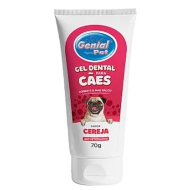 Gel Dental Genial Pet Cereja 70g
