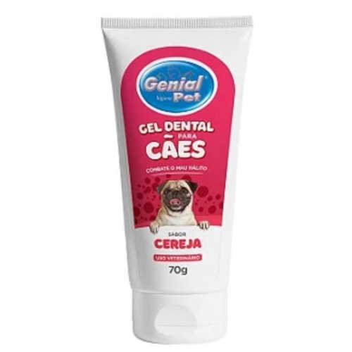 Gel Dental Genial Pet Cereja 70g