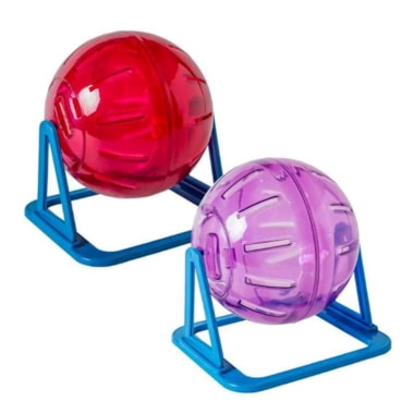 Globo Jel Plast Happy Hamsters Com Suporte