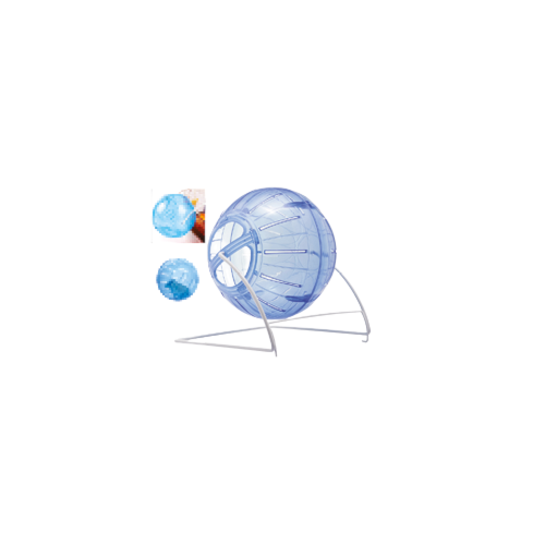 Globo Savana Ball 4 em 1 com Suporte Azul Roedores