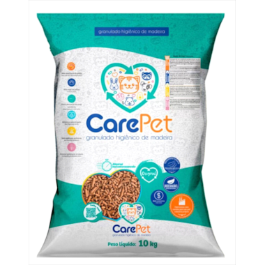 Granulado Care Pet de Madeira 10kg