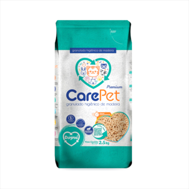Granulado Care Pet de Madeira 2,5kg
