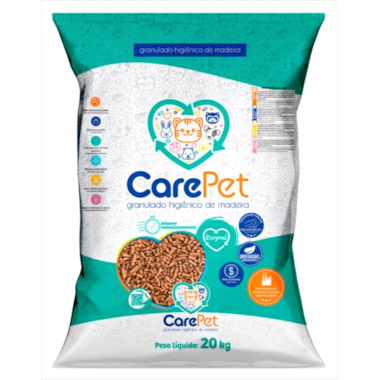 Granulado Care Pet de Madeira 20kg