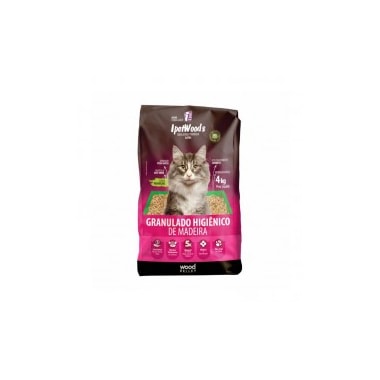Granulado Ipet Woods de Madeira 4kg
