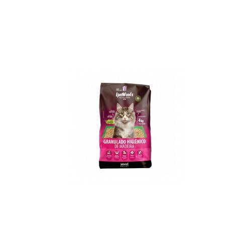 Granulado Ipet Woods de Madeira 4kg
