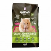 Granulado Ipet Woods de Madeira Roedores 1,5kg