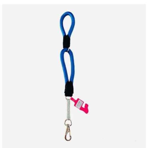 Guia Pet Repasse Corda Dupla Azul 16mmx60cm