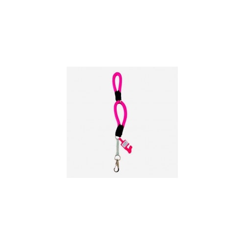 Guia Pet Repasse Corda Dupla com Amortecedor Rosa 16mmx60cm