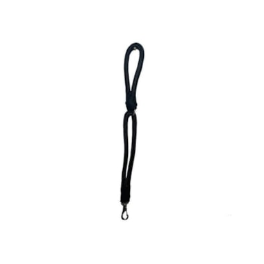 Guia Pet Repasse Corda Dupla Preta 16mmx60cm