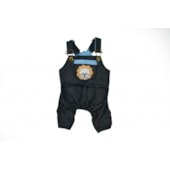 Jardineira Club Pet Jeans com Bolso Grande