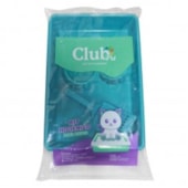 Kit Bandeja Higiênica + Pá Higiênica + Comedouro Club Pet Azul